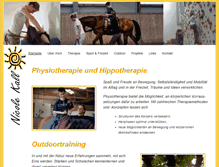 Tablet Screenshot of physio-hippo-therapie.at